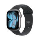 Apple watch series 11 gps + cellular 46mm space grey aluminium case with black sport band - s/m,  SmartWatch-uri | electropc.ro