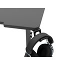 Birou gaming genesis holm modular 180, material lemn/metal, reglabil pe inaltime 70 - 90 cm, iluminare rgb, management cabluri, negru,  Birouri gaming | electropc.ro