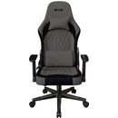 Scaun gaming genesis fury shinai s8, material fabric, reglabil pe inaltime, greutate maxima suportata 130 kg, inaltime scaun reglabil 30.5 - 37.5 cm, spatar ajustabil 135°, dimensiuni roti 60mm,  echipat cu piston cu gaz clasa 4, manere 1d, gri,  Scaune gaming | electropc.ro