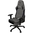 Scaun gaming genesis fury shinai s8, material fabric, reglabil pe inaltime, greutate maxima suportata 130 kg, inaltime scaun reglabil 30.5 - 37.5 cm, spatar ajustabil 135°, dimensiuni roti 60mm,  echipat cu piston cu gaz clasa 4, manere 1d, gri,  Scaune gaming | electropc.ro