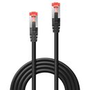 Cablu lindy cat.6 s/ftp network black, lungime 1m, latime de banda suportata 250mhz, material polycarbonate, negru,  Cabluri retea | electropc.ro