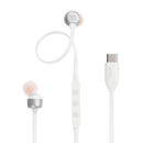 Jbl tune 310c. product type: headset. connectivity technology: wired. recommended usage: calls/music. headphone frequency: 20 - 40000 hz. weight: 14.3 g. product colour: white,  Casti audio | electropc.ro