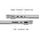 Macbook pro 14.2"/apple m5 (cpu 10-core, gpu 10-core, neural engine 16- core)/32gb/2tb – silver – int kb – (no adapter) – 2025 (cto from mde64ro/a),  Laptopuri | electropc.ro