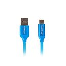 Cablu usb-c(m)  usb-a(m) 2.0 1,8 m albastru qc 3.0 premium,  Cabluri video | electropc.ro