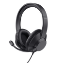 Casti cu fir trust ayda max, interfata 3.5mm, frecventa raspuns 20 hz, 20.000 hz, negru,  Casti audio | electropc.ro