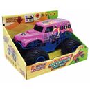 Masinuta cu lumini, sunete si frictiune, scara 1/24, 19cm, roz,  Masinute | electropc.ro