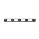 Panou management cabluri 5 inele – tip b, 1u, negru,  Cabinete metalice | electropc.ro