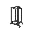 Rack deschis 19" 22u, 600x800, negru  v2,  Cabinete metalice | electropc.ro