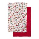 Set 2 prosoape de bucatarie, 38x63 cm,red,  Prosoape Bucatarie | electropc.ro