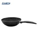Tigaie wok aluminiu forjat 28x8 cm, onix, cooking by heinner,  Tigai si seturi | electropc.ro