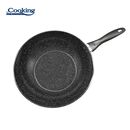 Tigaie wok aluminiu forjat 28x8 cm, onix, cooking by heinner,  Tigai si seturi | electropc.ro