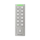 Cititor de proximitate cu tastatura hikvision ds-k1t809mx, card sau pin, maxim 1000 carduri si 1000 useri, cititor pentru carduri m1 incorporat, wiegand out, supports wiegand 26/34, alimentare: 12 vdc, 1 a,  protectie: ip65, dimensiunii: 151 mm × 48 mm × ,  Cititoare | electropc.ro