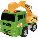 Vehicule cu lumini, sunete si frictiune, scara 1/24, 15cm, excavator,  Masinute | electropc.ro