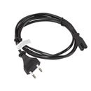 Cablu alimentare cee 7/16  iec 320 c7 euro (radio) 1,8 m negru,  Cabluri periferice | electropc.ro