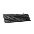 Tastatura serioux cu fir, interfata usb, 104 taste, material abs, us layout, lungime cablu 1.5m pvc, dimensiuni 429*128*20mm; 416g, negru,  Tastaturi | electropc.ro
