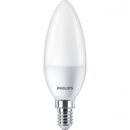 2 becuri led philips b38, eyecomfort, e14, 7w (60w), 806 lm, lumina neutra (4000k), mat,  Becuri si Tuburi LED | electropc.ro