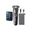 Aparat de barbierit philips shaver seria 5000 s5887/10, barbierit umed/uscat, tehnologie skiniq, fara fir, capete flexibile 360°, display led, senzor power adapt, lame auto-ascutire, lama de tuns integrata, 60 min, husa, gri carbon,  Aparate de tuns | electropc.ro
