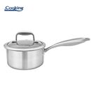 Caserola inox+capac sticla 16x8.5cm,1.6l, atomic3, cooking by heinner,  Tavi copt | electropc.ro