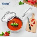 Caserola inox+capac sticla 16x8.5cm,1.6l, atomic3, cooking by heinner,  Tavi copt | electropc.ro