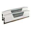 Memorie corsair vengeance 32gb ddr5, kit 2x16 gb, 6000mt/s, cl36, 1.35v, alb,  Memorii RAM Desktop | electropc.ro