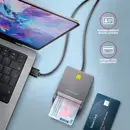 Cititor electronic AXAGON carti de identitate Smart Card FlatReader CRE-SM3T, USB 2.0,  Card reader | electropc.ro