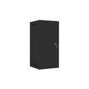 Dulap rack 10" perete 12u / 280x310 pentru auto-asamblare, cu ușă metalică, negru  (flat pack),  Cabinete metalice | electropc.ro