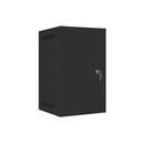 Dulap rack 10" perete 9u / 280x310 pentru auto-asamblare, cu ușă metalică, negru  (flat pack),  Cabinete metalice | electropc.ro