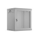 Dulap rack 19" perete 12u / 600x450 cu ușă perforată, gri (flat pack),  Cabinete metalice | electropc.ro