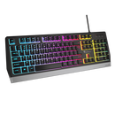 Genesis rhod 300 rgb. keyboard form factor: full-size (100%). keyboard style: straight. connectivity technology: wired, device interface: usb, keyboard key switch: membrane, keyboard layout: qwerty, keyboard number of keys: 104. backlight type: rgb led. c,  Tastaturi | electropc.ro