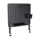 Gxt 724 vesto metal pegboard desk, greutate 2600g, negru,  Cabinete metalice | electropc.ro