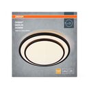 Plafoniera led osram orbis berlin 300, 16w, 2000 lm,lumina calda(3000k), ip20, Ø30cm, metal/plastic, negru,  Plafoniere | electropc.ro