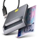 Cititor electronic AXAGON carti de identitate Smart Card FlatReader CRE-SM3TC, USB-C,  Card reader | electropc.ro