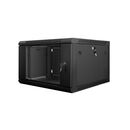 Dulap rack de perete 19", 6u, 600x600 mm, negru, v2,  Cabinete metalice | electropc.ro