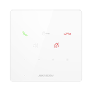 Post interior interfon audio hikvision ds-kh6000-e1/wh, 9 butoane, microfon inclus, difuzor inclus, interfata: 1 rj-45 100 mbps, alimentare: ieee802.3af, standard poe,12 vdc, temperatura de functionare: -10 °c to 50 °c,  Video | electropc.ro