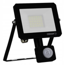 Proiector led cu senzor de miscare si lumina osram floodlight lux, 20w, 220-240v, 1800 lm, lumina neutra(4000k), ip65, 12.4x5.2x14.1cm, aluminiu, negru,  Proiectoare | electropc.ro