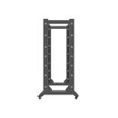 Rack deschis 19" 32u, 600x800, negru  v2,  Cabinete metalice | electropc.ro