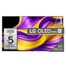 Televizor oled evo smart lg 83g51lw, 4k, hdr, 210cm,  Televizoare | electropc.ro