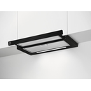 Hota telescopica incorporabila; seria 300; 60 cm; 1 motor; 3 viteze; 2 filtre de aluminiu lavabile;  putere de absorbtie - 600 mc/h; negru,  Hote decorative | electropc.ro