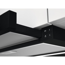 Hota telescopica incorporabila; seria 300; 60 cm; 1 motor; 3 viteze; 2 filtre de aluminiu lavabile;  putere de absorbtie - 600 mc/h; negru,  Hote decorative | electropc.ro