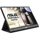 Monitor 15.6" asus mb16ahp, zenscreen go, portable monitor, ips, 16:9 ,fhd 1920*1080, non-glare, 5 ms, 178/178, 250 cd/m2, 700:1, flicker free,low bluelight, boxe 2*1w, usb type-c, micro hdmi, cabluri usb/ hdmiincluse, zenscreen pen, culoare argintiu+ neg,  Monitoare LED | electropc.ro
