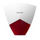 Sirena de efractie hikvision ds-ps102x/red;314300685 compatibila cu centrale ds-pwa96-m2h-we; culoare: rosu built-in flash ip55 dimensiuni:221mmx215mmx51mm,  Sirene | electropc.ro