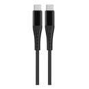 Cablu lemontti bending aluminum type-c la type-c, fast charge, pd 60w, 2m, negru,  Cabluri periferice | electropc.ro