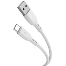 Cablu lemontti wind fast charge usb-a la type-c, lungime 1.2m, alb,  Cabluri periferice | electropc.ro