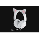 Casti razer kraken kitty v3 x, frecventa raspuns 20 hz – 28 khz, sensibilitate 98 dbspl / mw at 1 khz by hats si microfon unidirectional, sensibilitate microfon -42 ± 3 dbv / pa, 1 khz, alb,  Casti audio | electropc.ro