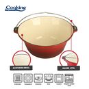 Ceaun din fonta emailata, 54x23 cm, 30 l, cooking by heinner,  Tavi copt | electropc.ro