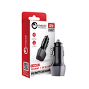 Incarcator auto lemontti auto super fast charge 48w 2 porturi pd type-c 30w + usb-a qc 3.0 negru,  Incarcatoare telefoane | electropc.ro