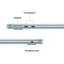 Macbook air 13.6" retina/apple m5 (cpu 10-core, gpu 10-core, neuralengine16-core)/24gb/1tb - sky blue - int kb (no adapter) - 2026,  Laptopuri | electropc.ro