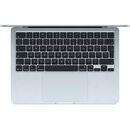 Macbook air 13.6" retina/apple m5 (cpu 10-core, gpu 10-core, neuralengine16-core)/24gb/512gb - sky blue - us english kb (no adapter)  - 2026 (cto from mdhh4ro/a),  Laptopuri | electropc.ro
