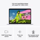 Macbook air 13.6" retina/apple m5 (cpu 10-core, gpu 8-core, neuralengine16-core)/16gb/512gb - silver - int kb (no adapter) - 2026,  Laptopuri | electropc.ro