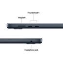 Macbook air 15.3" retina/apple m5 (cpu 10-core, gpu 10-core, neuralengine16-core)/32gb/512gb - midnight - us english kb (no adapter)  - 2026 (cto from mdvh4ro/a),  Laptopuri | electropc.ro